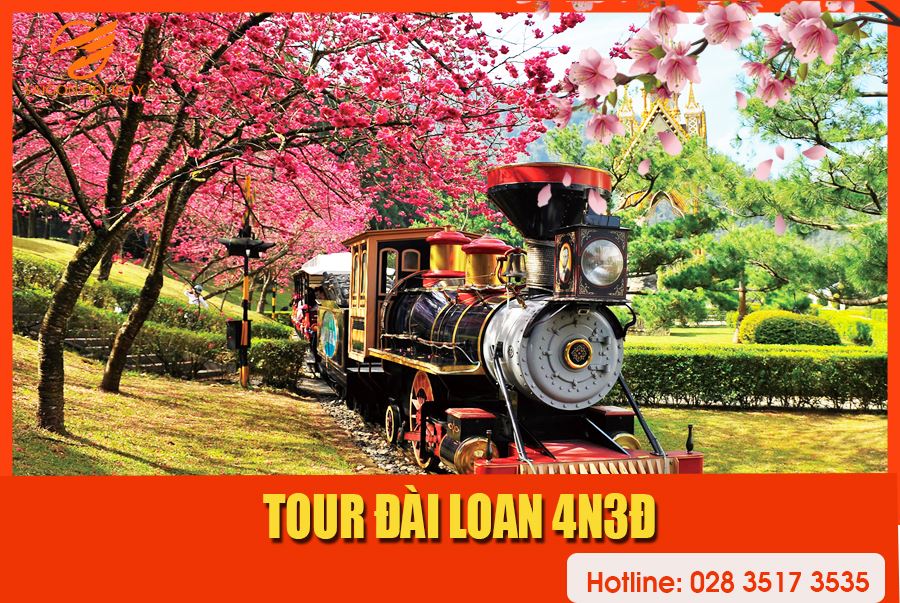Tour Đài Loan 4N3D tháng 3 - Ngắm hoa Anh Đào
